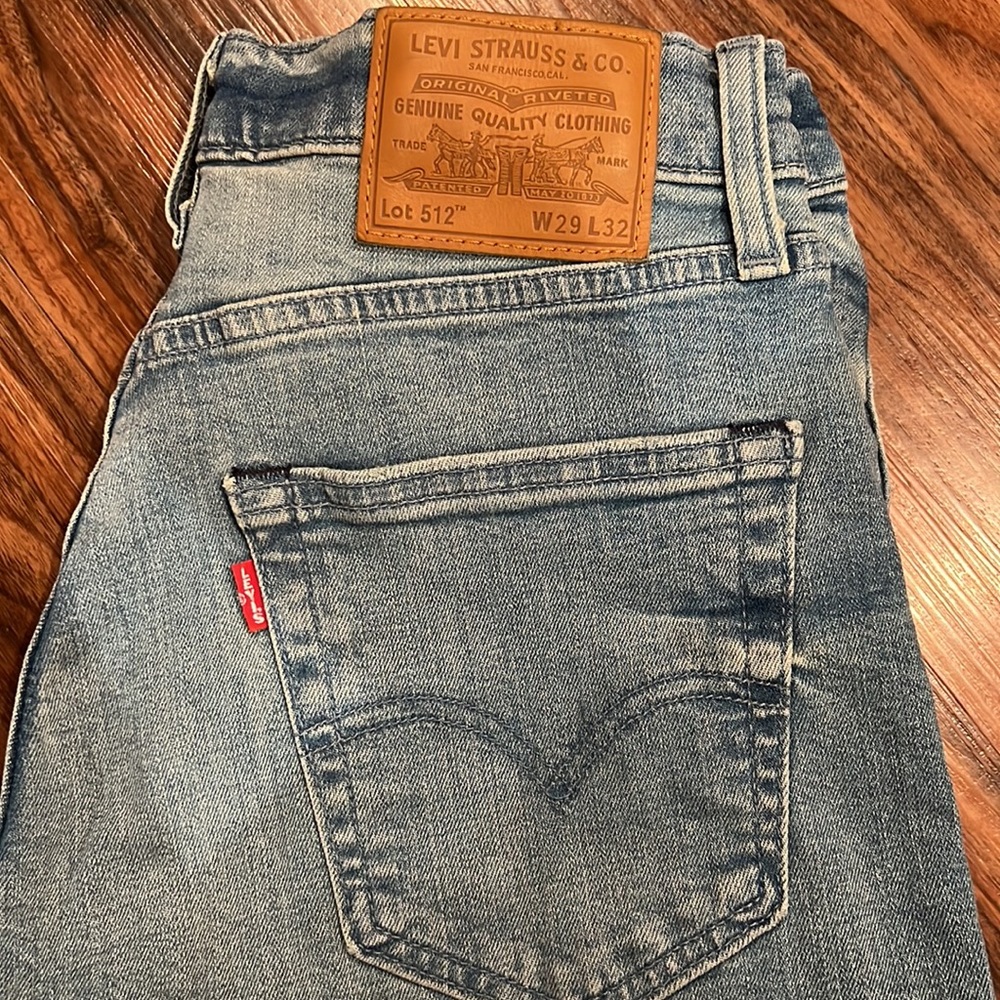 NWOT Levi’s 512 Slim Taper Fit, 29x32 - Picture 10 of 15